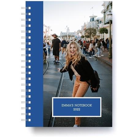 5.5 x 8" - 1 Photo, Navy Blue