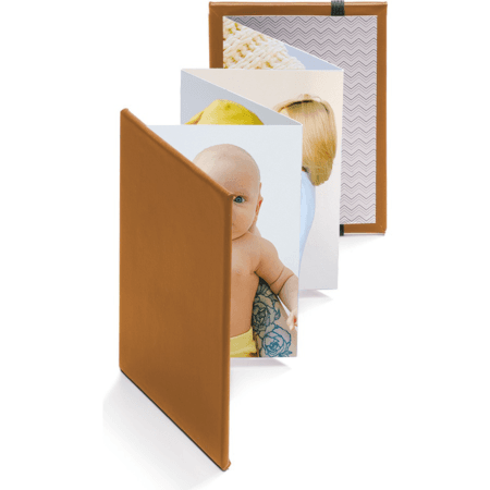 3.5 x 5" - 8 Photos, Honey Leather