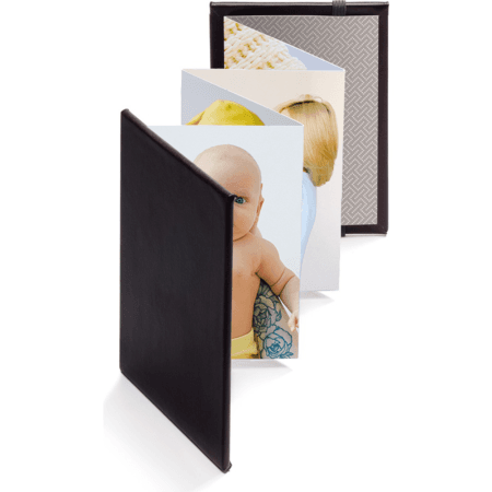 3.5 x 5" - 8 Photos, Mahogany Leather