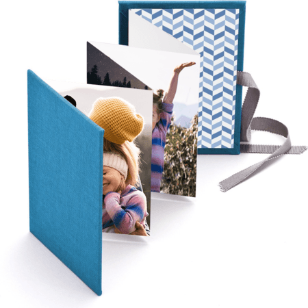 3.5 x 5" - 8 Photos, Blue