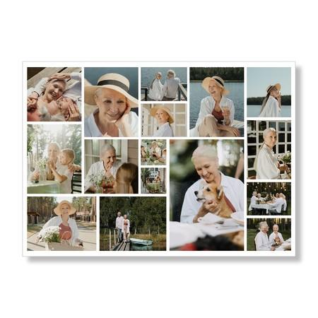 28 x 20” , 12-16 Photos