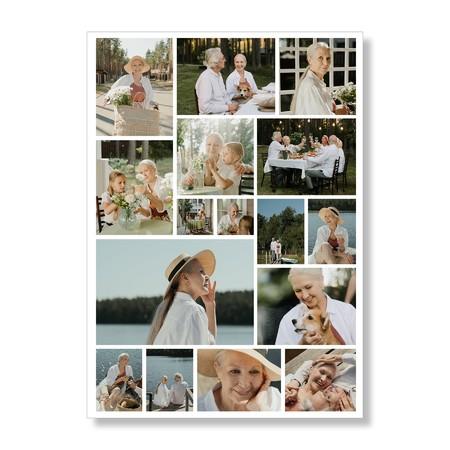 20 x 28” , 12-16 Photos